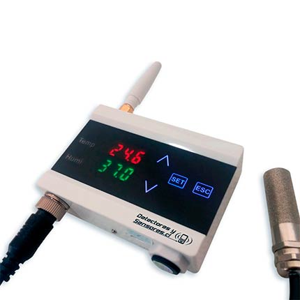 Sensor Temperatura-Humedad Inalámbrico RF Sonda