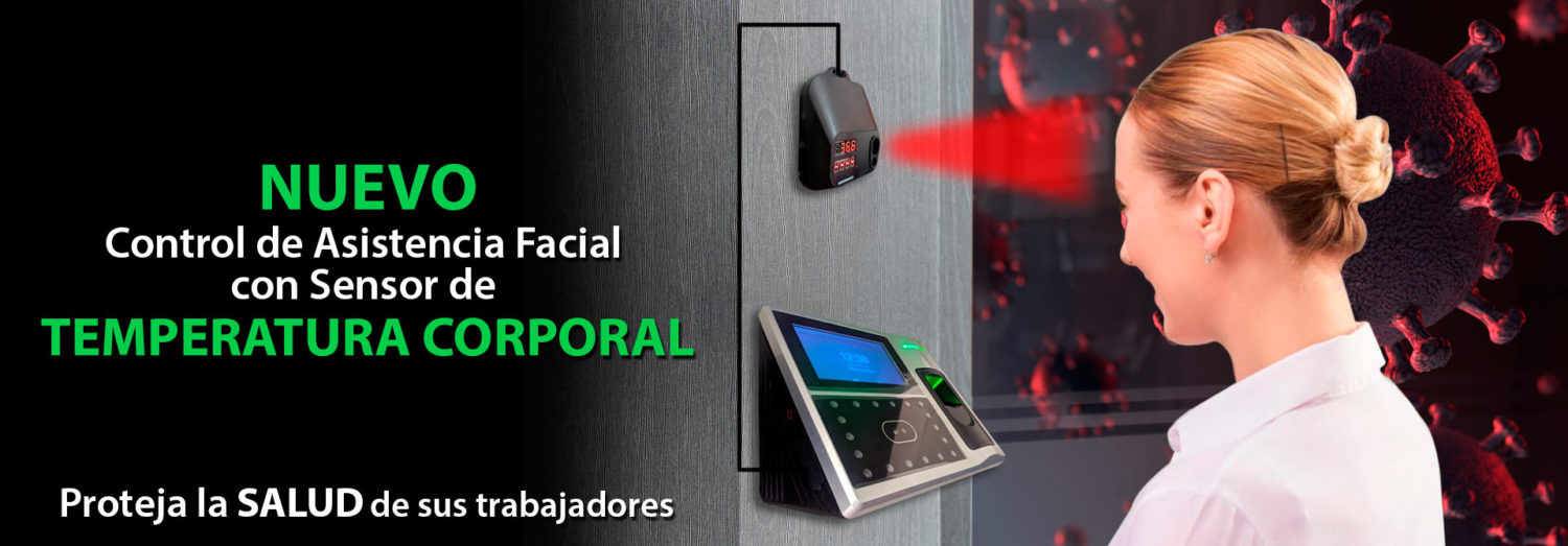 Control de Asistencia Facial con Sensor de Temperatura Corporal