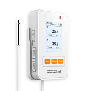 Termógrafo Controlador con Sonda Temperatura y Humedad GSM Certificado