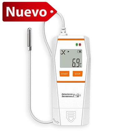 NUEVO Termógrafo Datalogger de Temperatura con Sonda Certificado