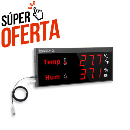 Oferta Pantalla Temperatura y Humedad Wifi con Sonda