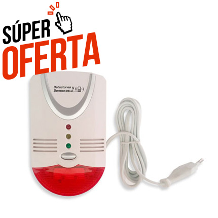 Oferta Detector de Gas con Baliza