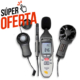 Oferta Multitester Ambiental 5 en 1 Termómetro, Higrómetro, Sonómetro, Anemómetro, Luxómetro y Sonda Tipo K Temperaturas Extremas